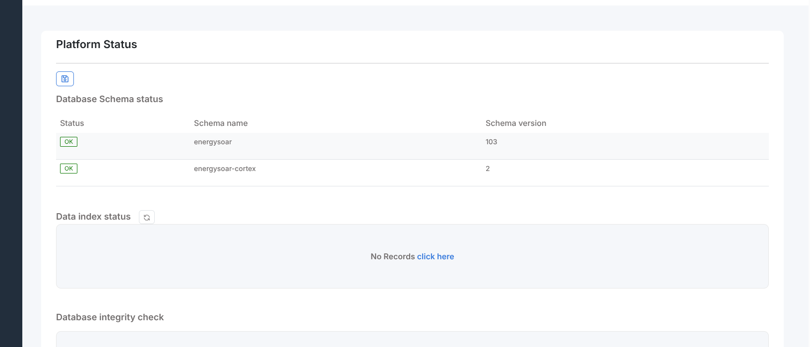 Platform Status page