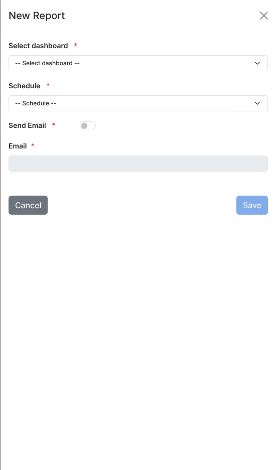 New report form