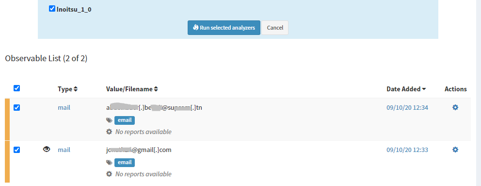 thehive iocs